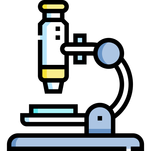 Microscope Detailed Straight Lineal color icon