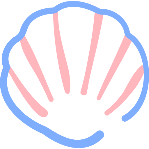 Shellfish Basic Hand Drawn Color icon