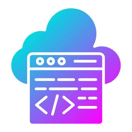 cloud-codering Generic Flat Gradient icoon