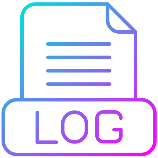 Log file Generic Gradient icon
