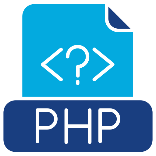 php Generic Blue icono