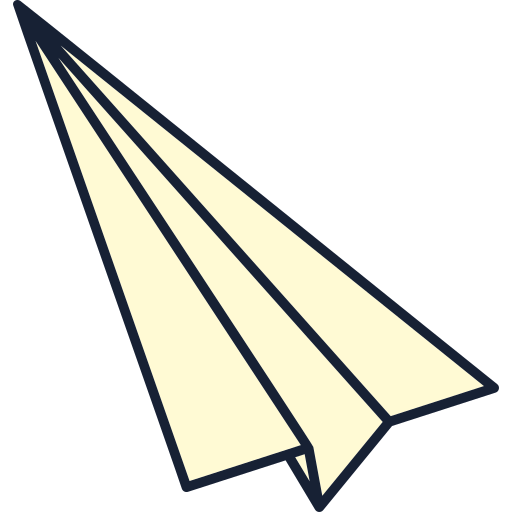 aereo di carta Generic Outline Color icona