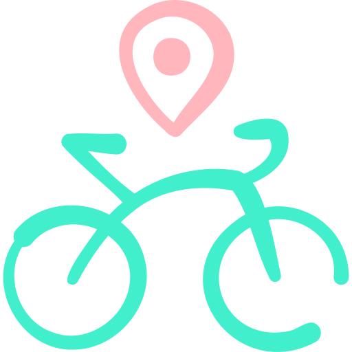 fahrrad Basic Hand Drawn Color icon