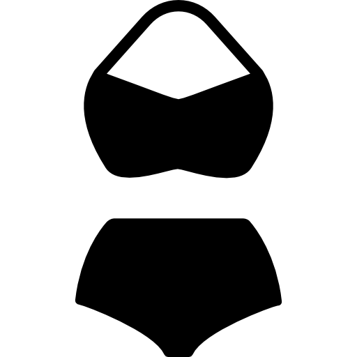 costume da bagno donna due pezzi  icona