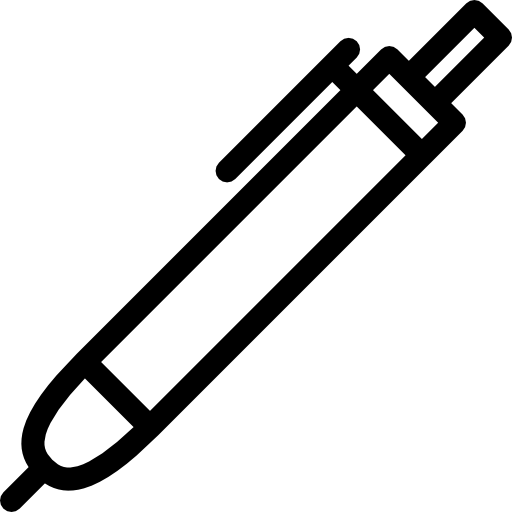 Inclined Pen Special Lineal icon