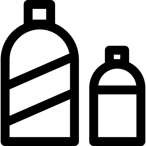 bottiglie di sapone  icona
