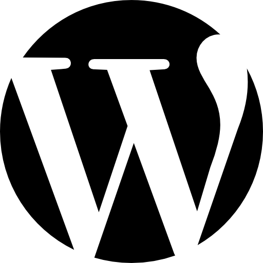 wordpress round logo  icon