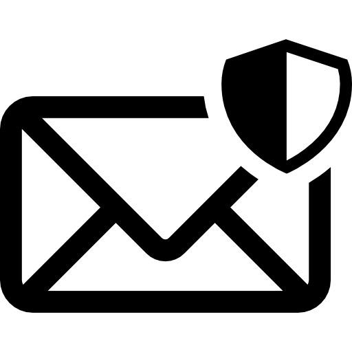 beveiligde e-mail  icoon