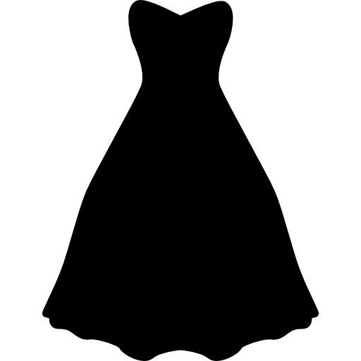 vestido noturno  Ícone