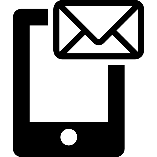 Электронная почта смартфона  иконка