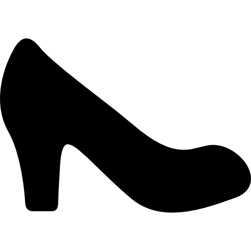 scarpa con tacco alto  icona