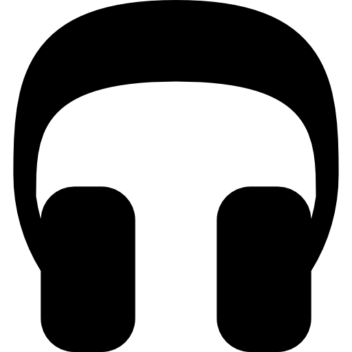 auriculares grandes  icono