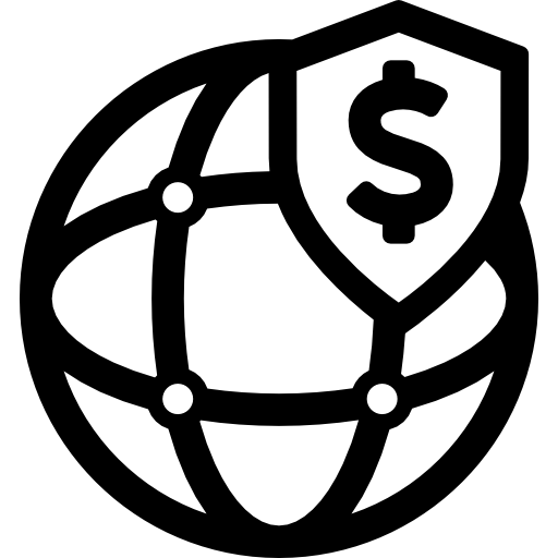 moneda global  icono