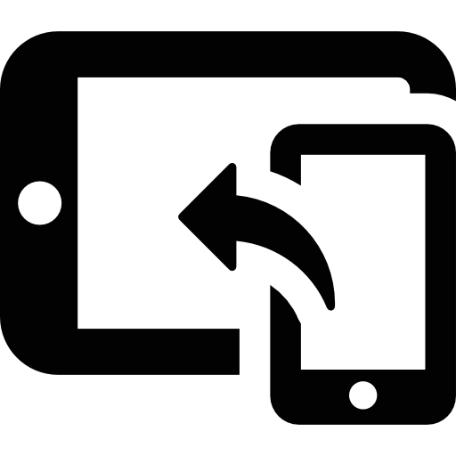 tableta y teléfono móvil  icono