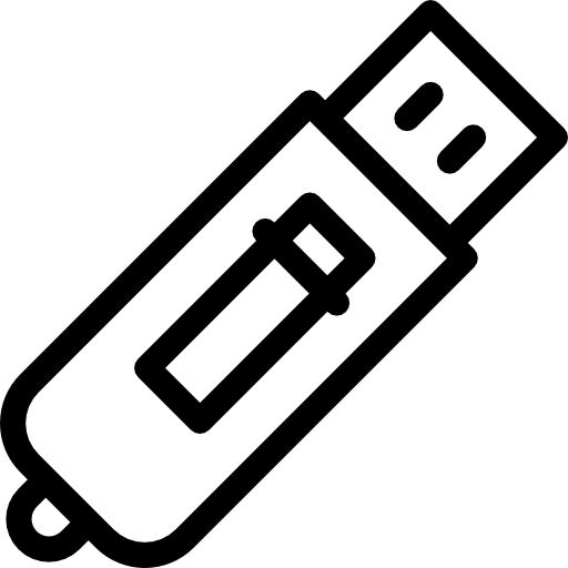 Inclined Pendrive Special Lineal icon