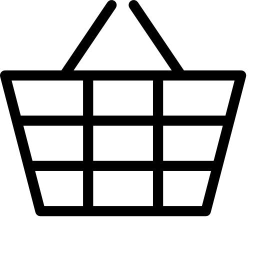 cesta de mercado  icono