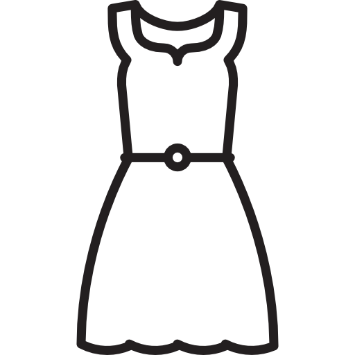 Длинное платье  иконка