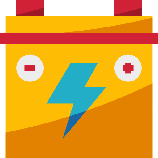 batterie mynamepong Flat icon