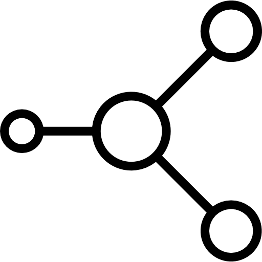 Molecule srip Lineal icon