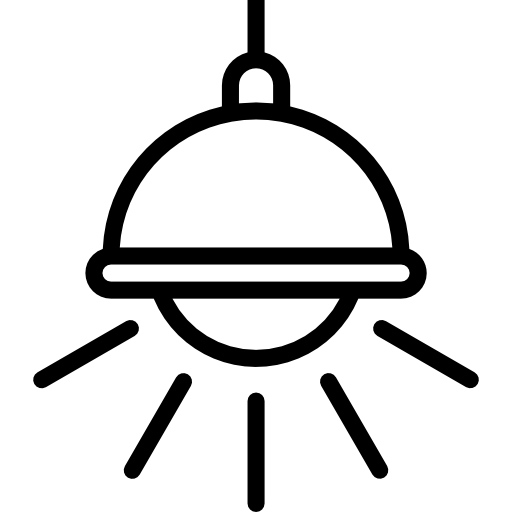 lampada srip Lineal icona