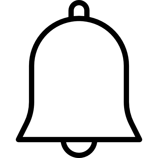 campana srip Lineal icona