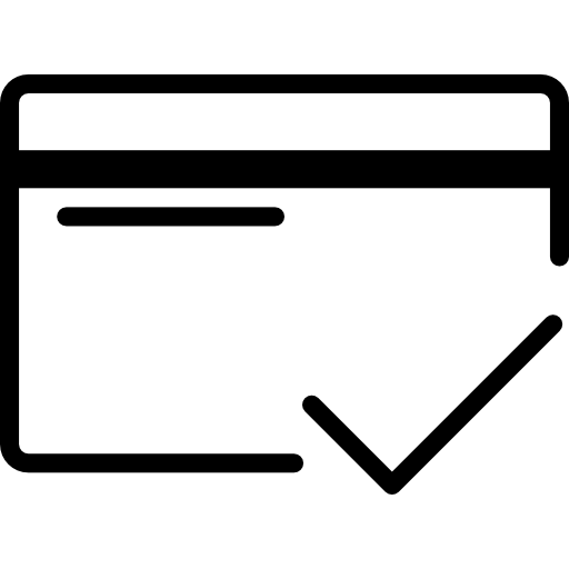 tarjeta srip Lineal icono
