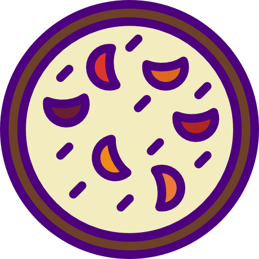 Пицца prettycons Lineal Color иконка