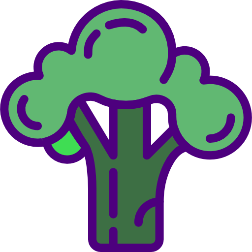 Broccoli prettycons Lineal Color icon