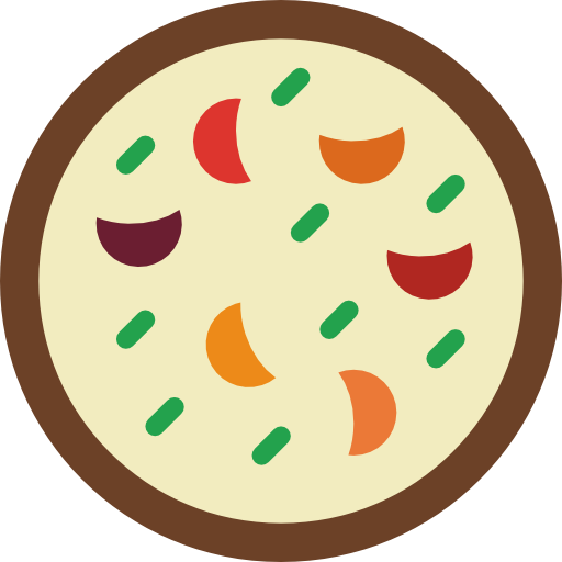 pizza prettycons Flat ikona
