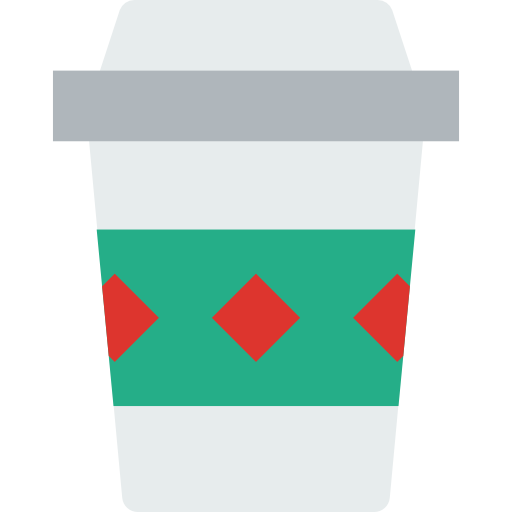 Coffee cup prettycons Flat icon