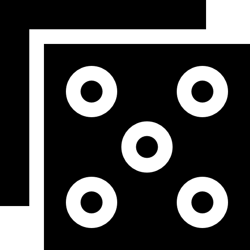サイコロ Basic Straight Filled icon