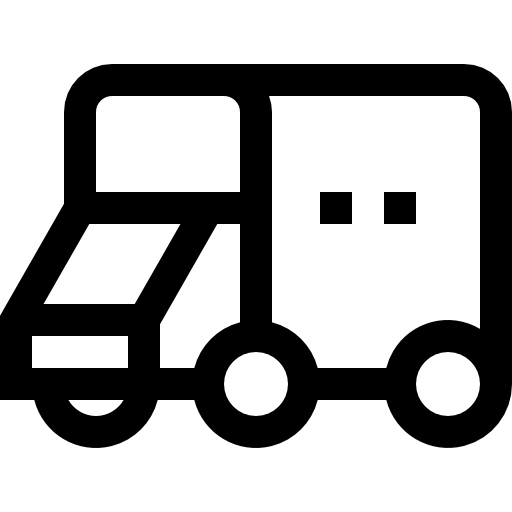 Грузовая машина Pixelmeetup Lineal иконка