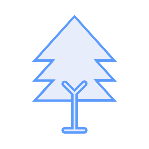 Árbol Generic Blue icono