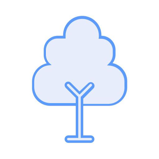 arbre Generic Blue Icône