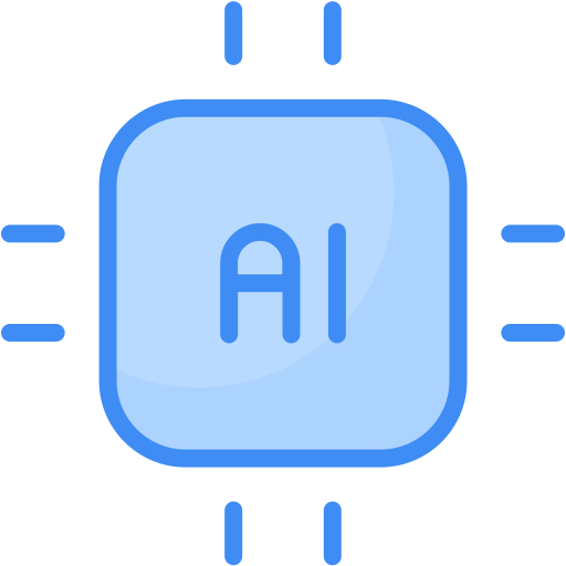 intelligence artificielle Generic Blue Icône