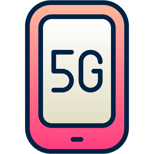 5g Generic Lineal Color Gradient icon