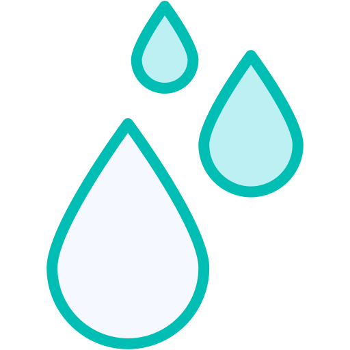 Water droplet Generic Blue icon