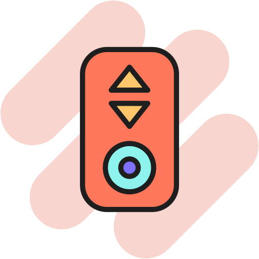 control remoto Generic Rounded Shapes icono