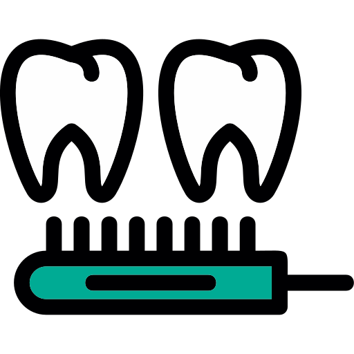 zdrowie jamy ustnej Generic Outline Color ikona