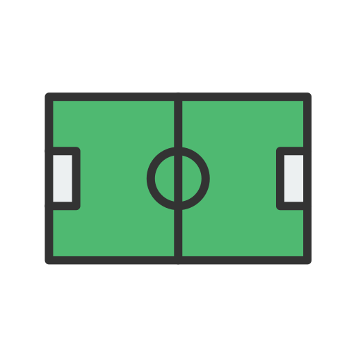 fussballplatz Generic Outline Color icon