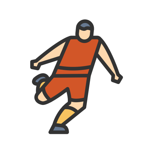 Soccer player Generic Outline Color icon