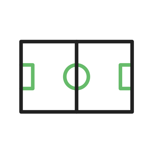 Soccer field Generic Outline Color icon