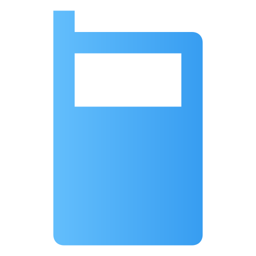 komórka Generic Flat Gradient ikona