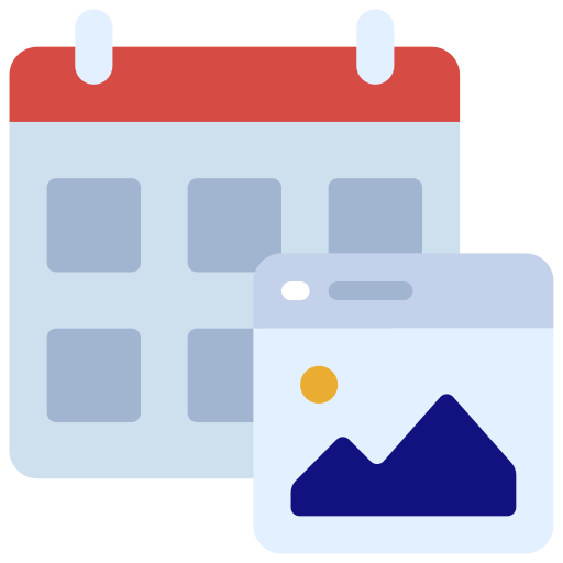 Schedule Juicy Fish Flat icon