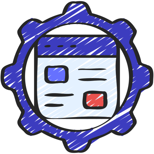Content management Juicy Fish Sketchy icon