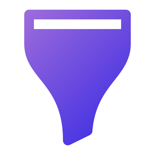Filter Generic Flat Gradient icon