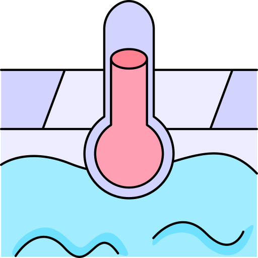 piscina Generic Thin Outline Color icono