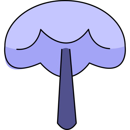 우산 Generic Thin Outline Color icon