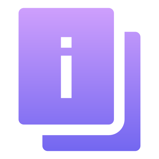 informacja Generic Flat Gradient ikona