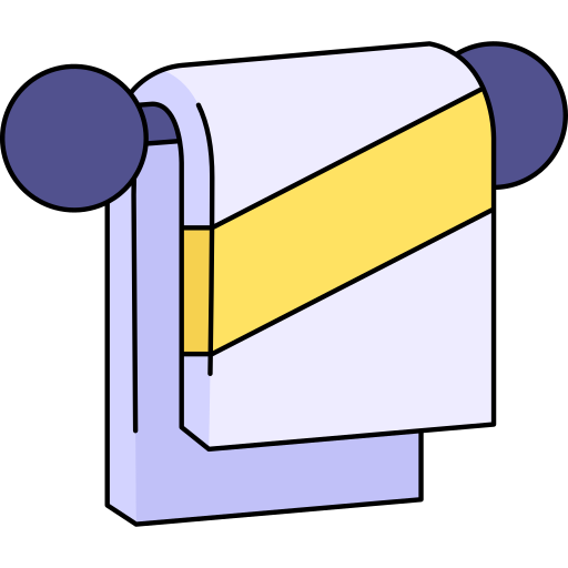 수건 Generic Thin Outline Color icon